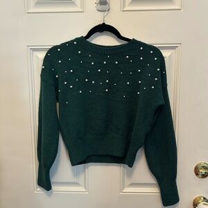 Abercrombie Kids Pearl Detail Sweater, Size 13/14